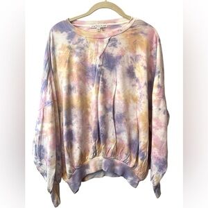 young fabulous & broke Women's Juliette Tie Dye Sweatshirt Size XS Athleisure